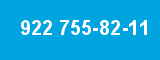 922 755-82-11 922 755-82-11